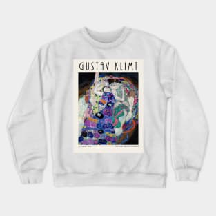 Gustav Klimt - The Virgin, Exhibition Design, Klimt Painting Crewneck Sweatshirt